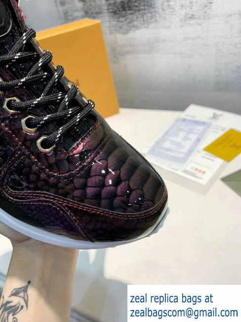 Louis Vuitton Iridescent Fish Scale Pattern Run Away Sneakers 01 2019 - Click Image to Close