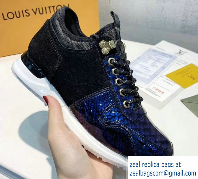 Louis Vuitton Iridescent Fish Scale Pattern Run Away Sneakers 02 2019 - Click Image to Close