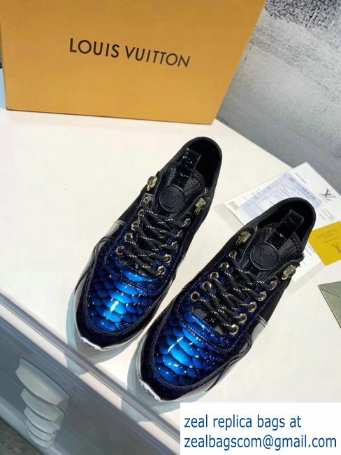 Louis Vuitton Iridescent Fish Scale Pattern Run Away Sneakers 02 2019 - Click Image to Close