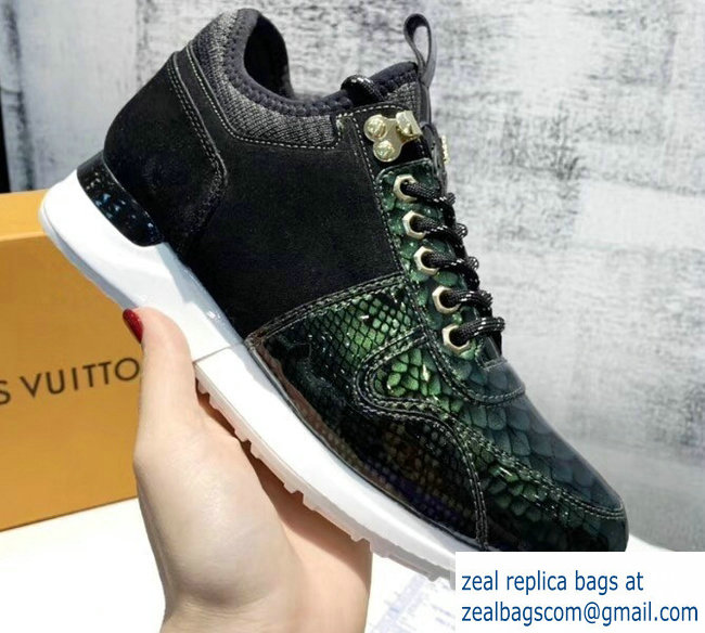 Louis Vuitton Iridescent Fish Scale Pattern Run Away Sneakers 03 2019 - Click Image to Close