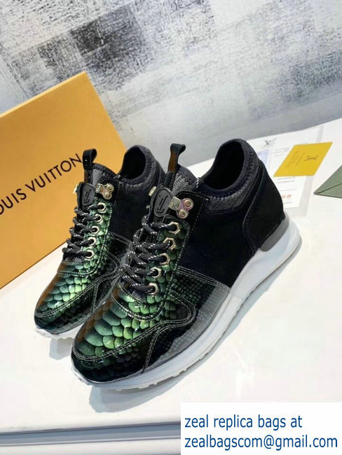 Louis Vuitton Iridescent Fish Scale Pattern Run Away Sneakers 03 2019 - Click Image to Close