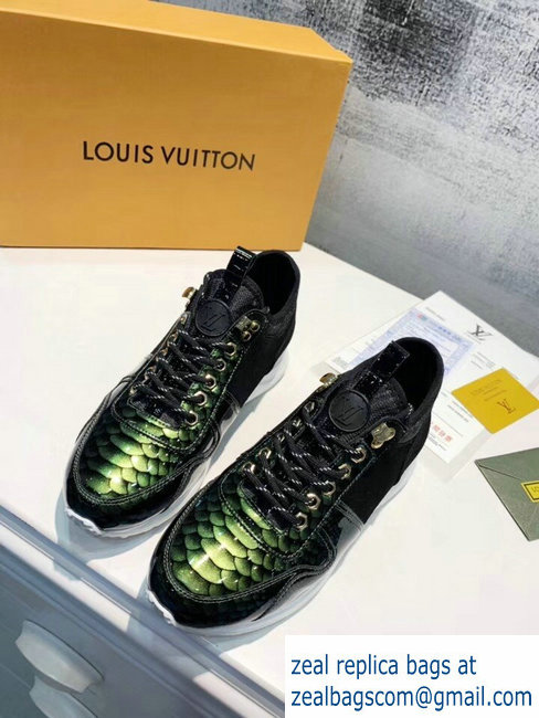 Louis Vuitton Iridescent Fish Scale Pattern Run Away Sneakers 03 2019