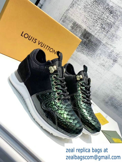 Louis Vuitton Iridescent Fish Scale Pattern Run Away Sneakers 03 2019 - Click Image to Close