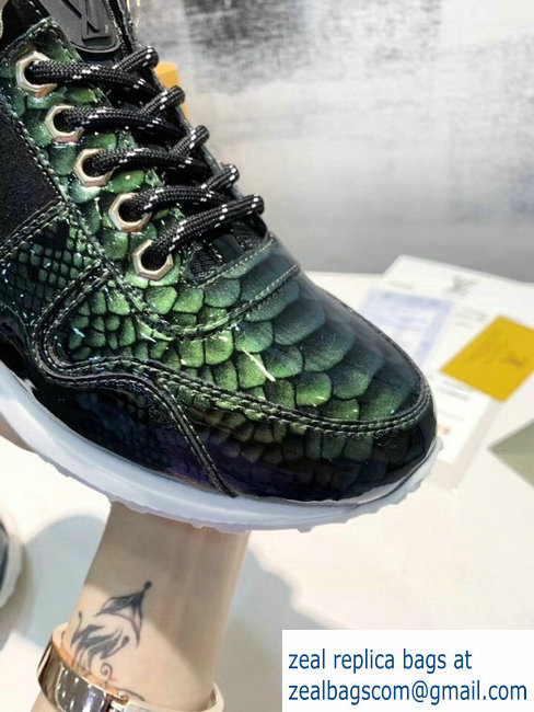 Louis Vuitton Iridescent Fish Scale Pattern Run Away Sneakers 03 2019 - Click Image to Close