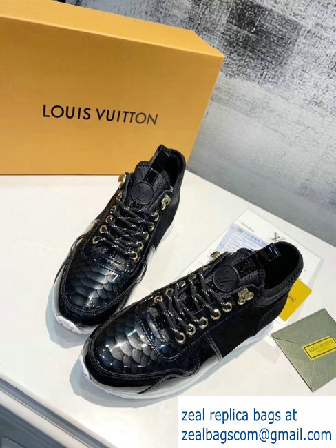 Louis Vuitton Iridescent Fish Scale Pattern Run Away Sneakers 04 2019