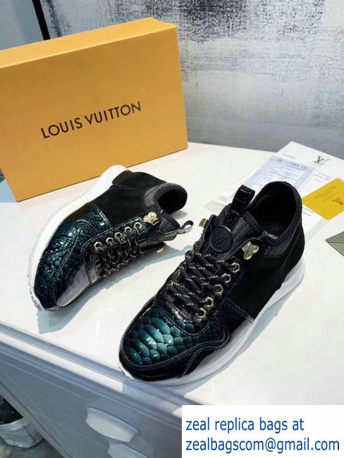 Louis Vuitton Iridescent Fish Scale Pattern Run Away Sneakers 05 2019