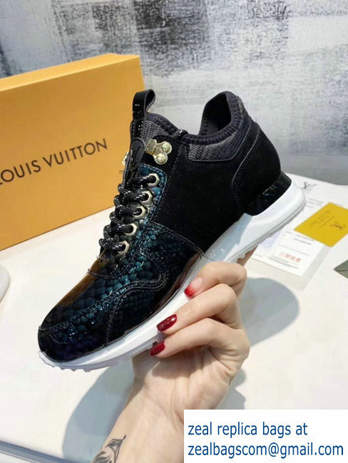 Louis Vuitton Iridescent Fish Scale Pattern Run Away Sneakers 05 2019