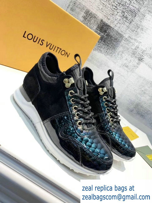 Louis Vuitton Iridescent Fish Scale Pattern Run Away Sneakers 05 2019