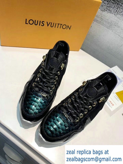 Louis Vuitton Iridescent Fish Scale Pattern Run Away Sneakers 05 2019