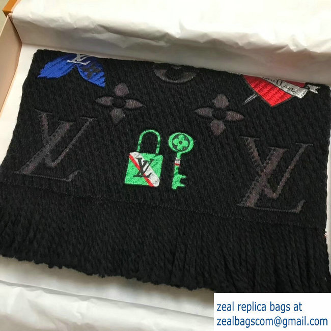 Louis Vuitton LV Stories Logomania Scarf M71060 2018