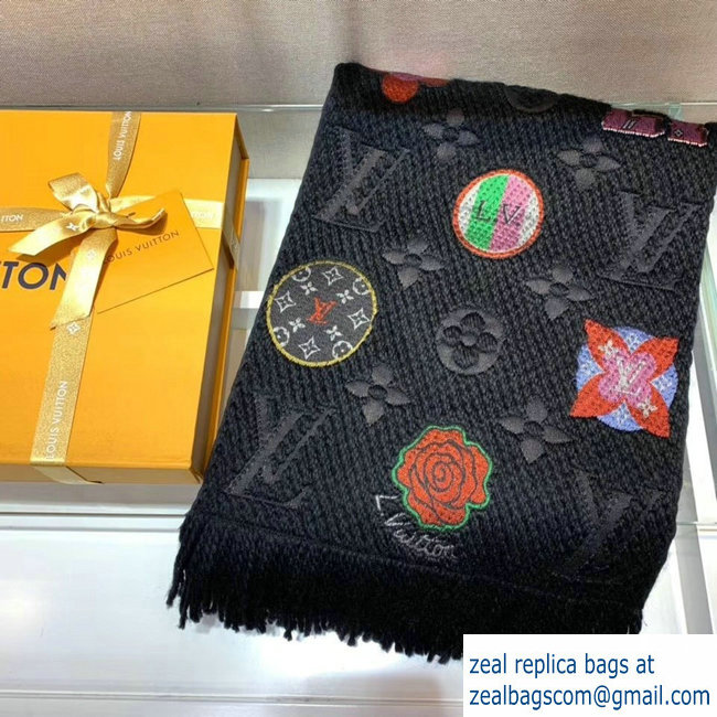 Louis Vuitton LV Stories Logomania Scarf M71060 2018