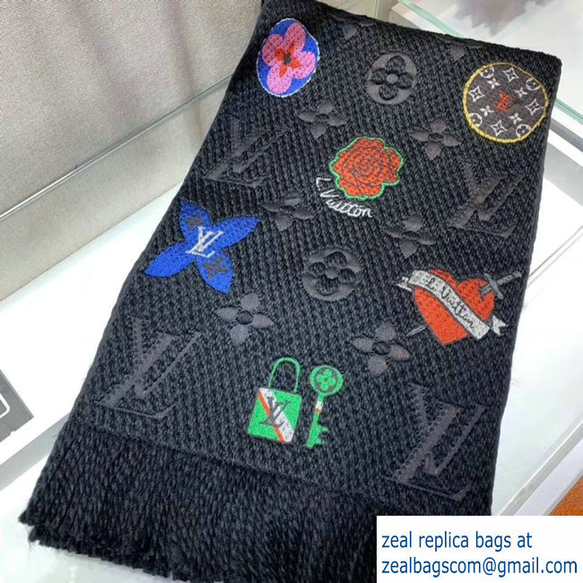 Louis Vuitton LV Stories Logomania Scarf M71060 2018