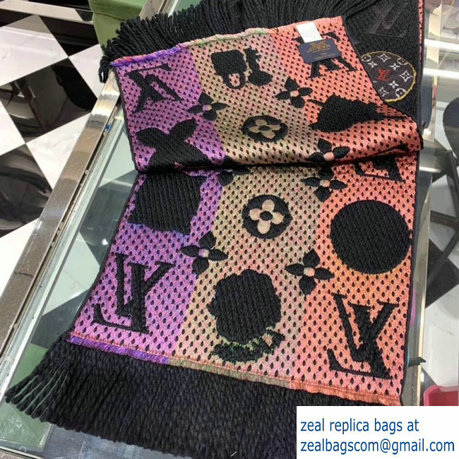 Louis Vuitton LV Stories Logomania Scarf M71060 2018