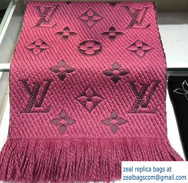 Louis Vuitton Logomania Scarf Pink 2018