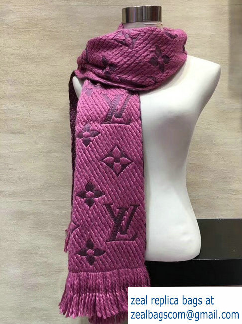 Louis Vuitton Logomania Scarf Pink 2018 - Click Image to Close