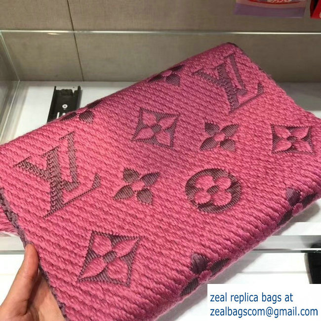 Louis Vuitton Logomania Scarf Pink 2018