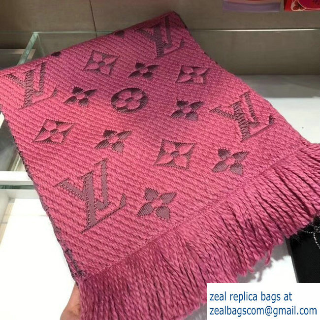 Louis Vuitton Logomania Scarf Pink 2018