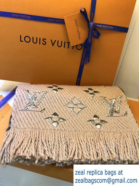 Louis Vuitton Logomania Shine Scarf Beige 2018
