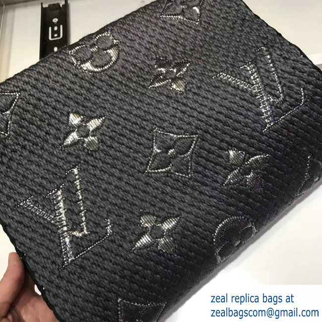 Louis Vuitton Logomania Shine Scarf Dark Gray/Silver 2018