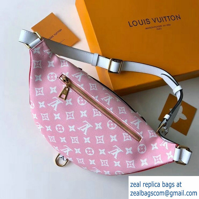 Louis Vuitton Monogram Canvas Bumbag M43644 Red/White/Pink 2019 - Click Image to Close