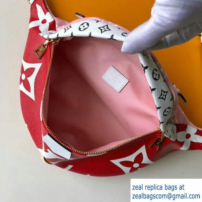 Louis Vuitton Monogram Canvas Bumbag M43644 Red/White/Pink 2019 - Click Image to Close