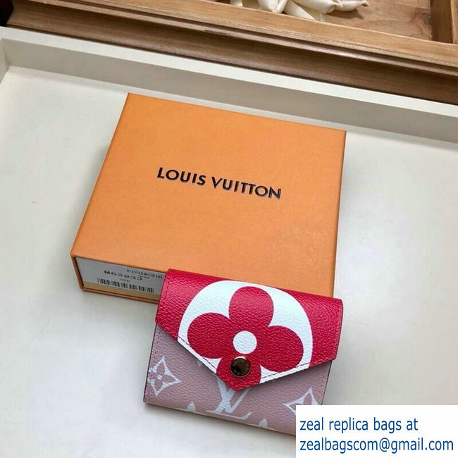 Louis Vuitton Monogram Canvas Zoe Wallet Red 2019 - Click Image to Close