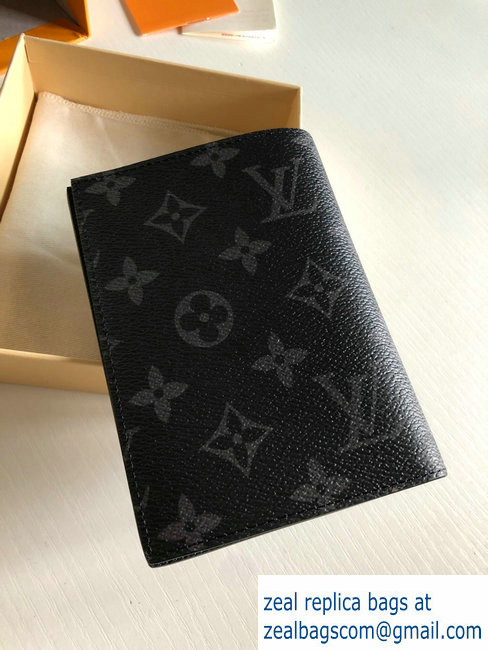 Louis Vuitton Monogram Eclipse Canvas Passport Cover M64501