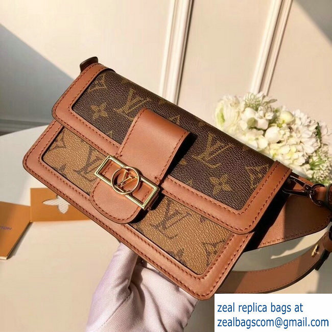 Louis Vuitton Monogram Reverse Canvas Dauphine Chest Bumbag Bag 2019 - Click Image to Close