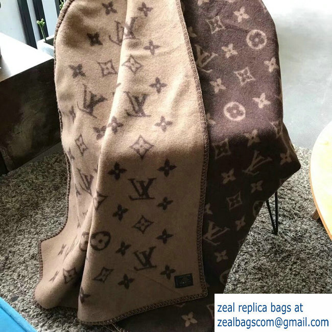 Louis Vuitton Neo Monogram Blanket M70439 Brown - Click Image to Close