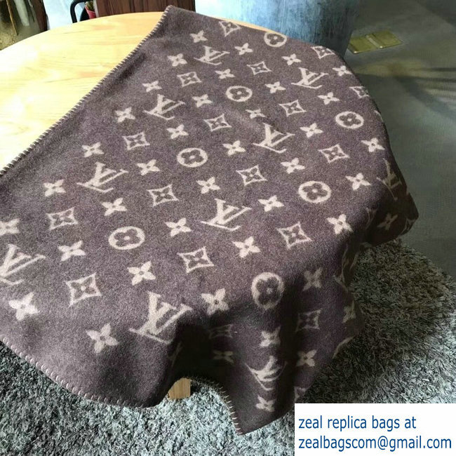 Louis Vuitton Neo Monogram Blanket M70439 Brown - Click Image to Close