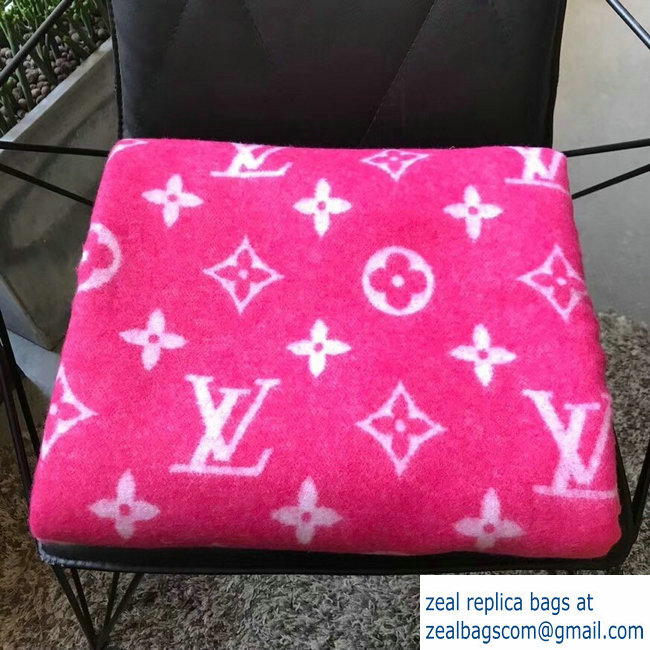 Louis Vuitton Neo Monogram Blanket M70439 Fuchsia