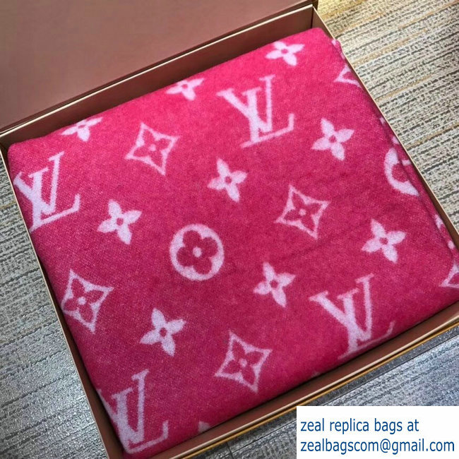 Louis Vuitton Neo Monogram Blanket M70439 Fuchsia