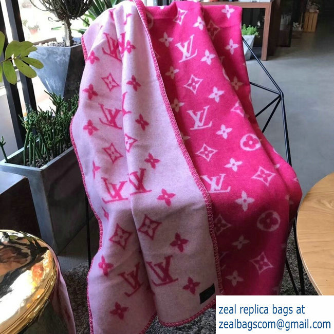 Louis Vuitton Neo Monogram Blanket M70439 Fuchsia