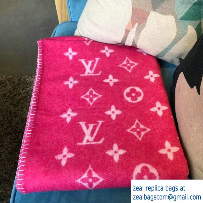 Louis Vuitton Neo Monogram Blanket M70439 Fuchsia