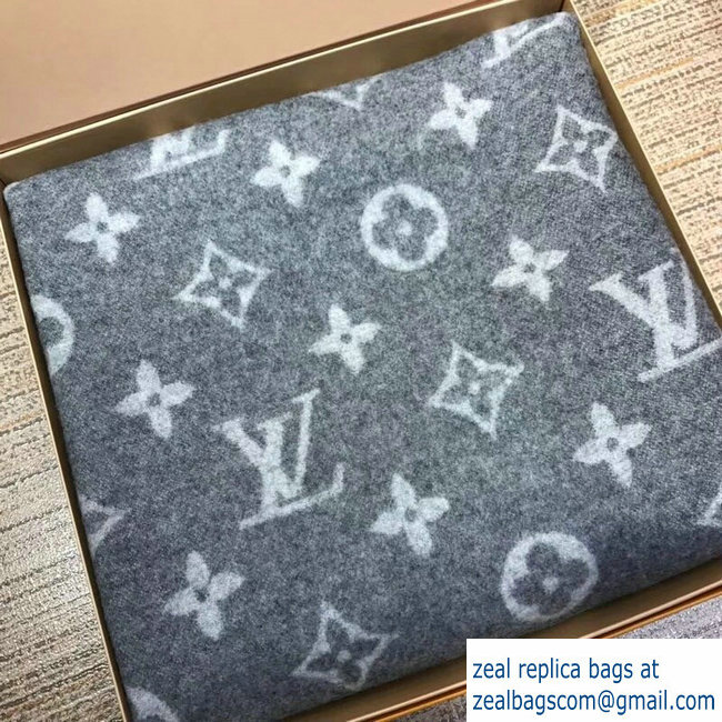 Louis Vuitton Neo Monogram Blanket M70439 Gray