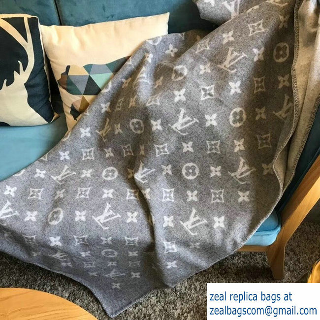 Louis Vuitton Neo Monogram Blanket M70439 Gray
