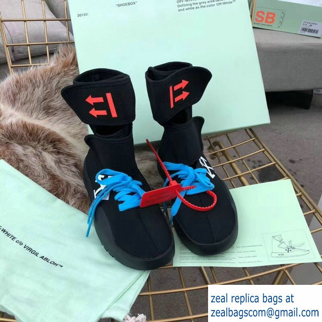 Off-white Sneakers Boots Black 2018 - Click Image to Close