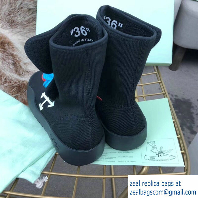 Off-white Sneakers Boots Black 2018 - Click Image to Close