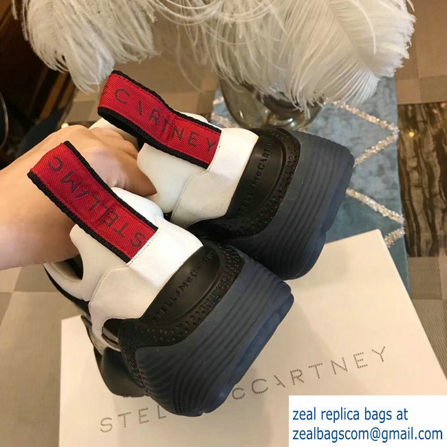 Stella McCartney Eclypse Sneakers Black/White/Leopard Spring 2019 - Click Image to Close