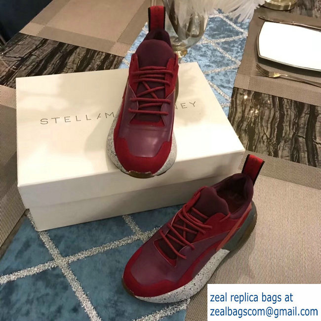 Stella McCartney Eclypse Sneakers Dark Red Spring 2019 - Click Image to Close