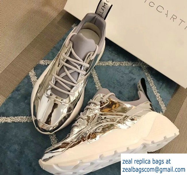 Stella McCartney Eclypse Sneakers Gray/Silver Spring 2019 - Click Image to Close