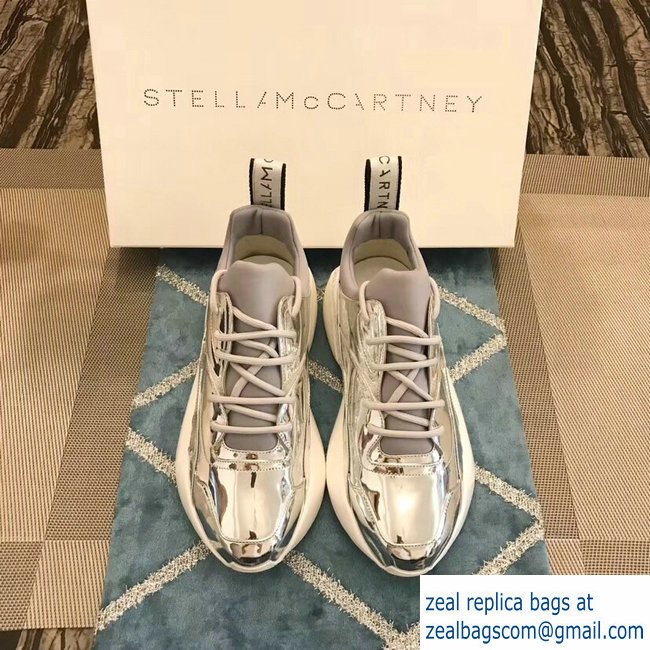 Stella McCartney Eclypse Sneakers Gray/Silver Spring 2019 - Click Image to Close