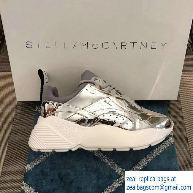 Stella McCartney Eclypse Sneakers Gray/Silver Spring 2019 - Click Image to Close