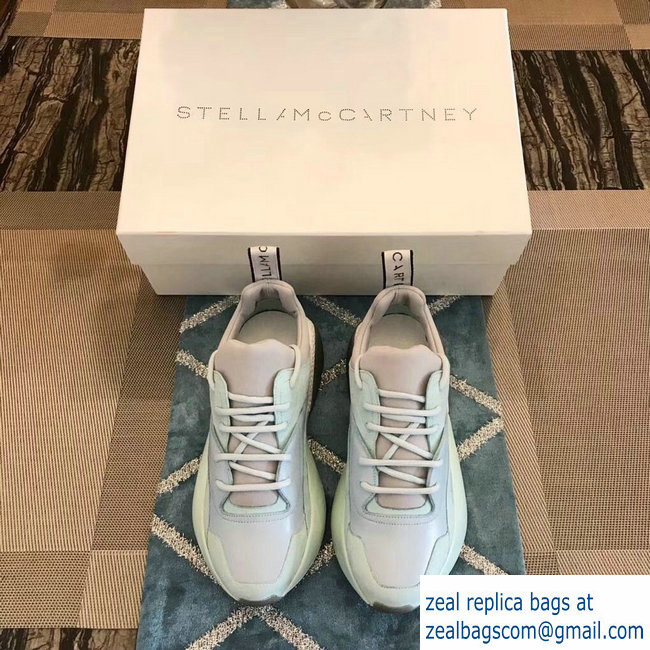 Stella McCartney Eclypse Sneakers Pale Blue/Green Spring 2019