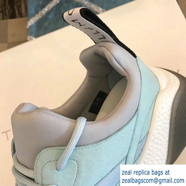 Stella McCartney Eclypse Sneakers Pale Blue/Green Spring 2019