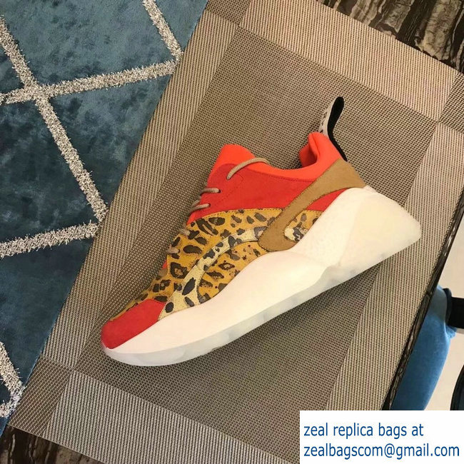 Stella McCartney Eclypse Sneakers Red/Leopard Spring 2019