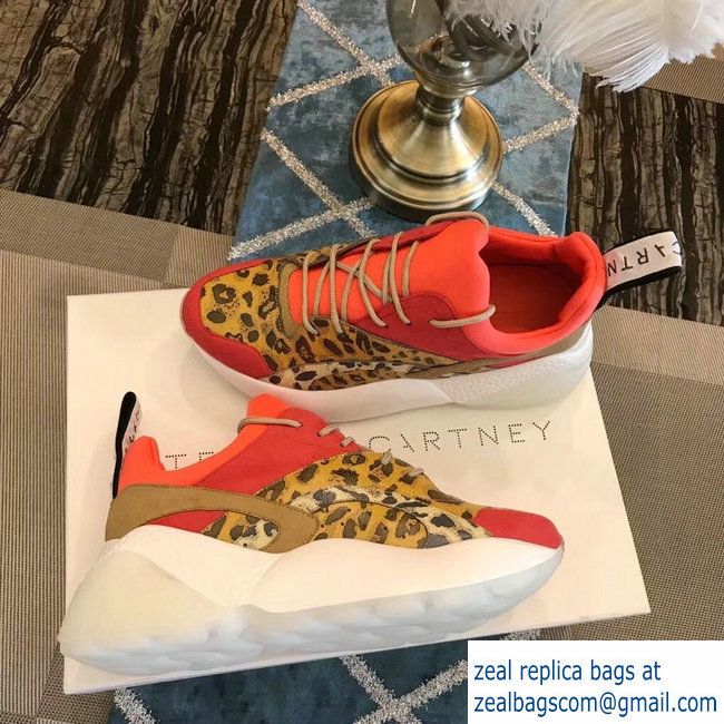 Stella McCartney Eclypse Sneakers Red/Leopard Spring 2019