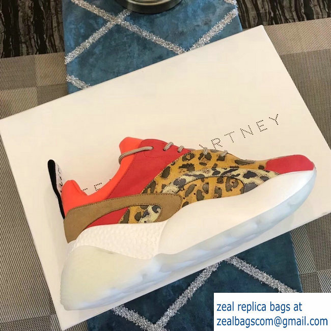 Stella McCartney Eclypse Sneakers Red/Leopard Spring 2019