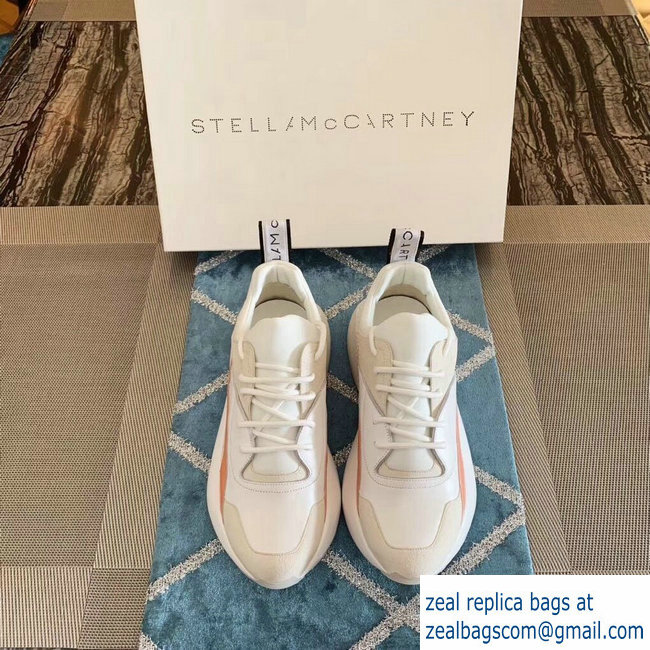 Stella McCartney Eclypse Sneakers White/Orange Spring 2019 - Click Image to Close