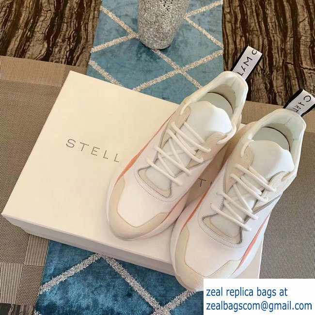 Stella McCartney Eclypse Sneakers White/Orange Spring 2019